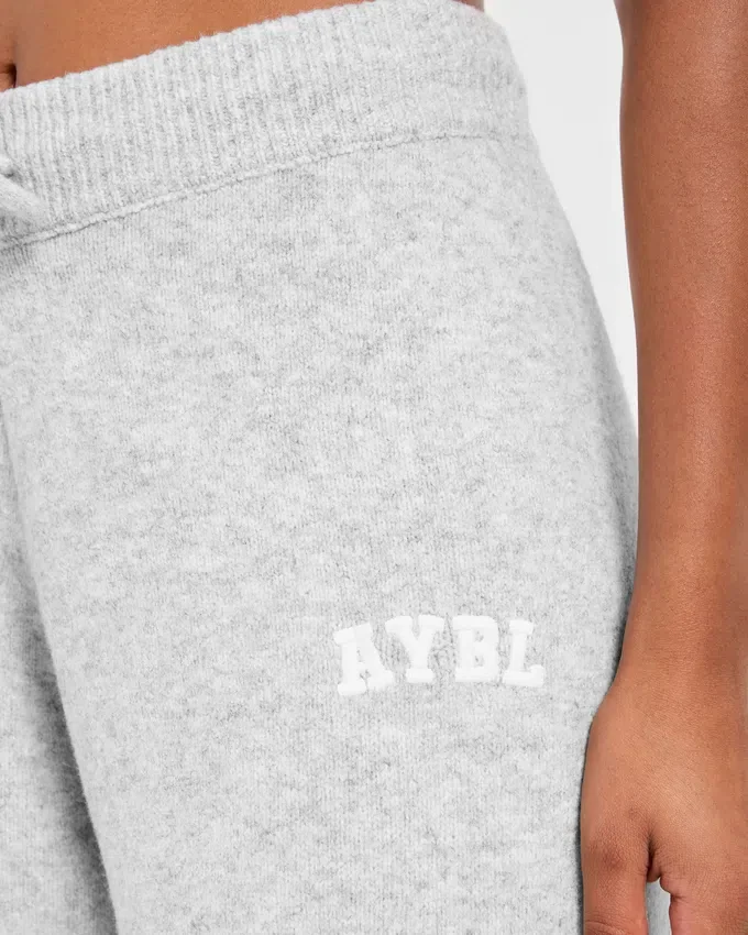 Varsity oversized gebreide Joggingbroeken