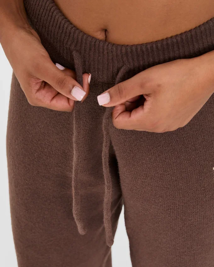 Varsity oversized gebreide Joggingbroeken