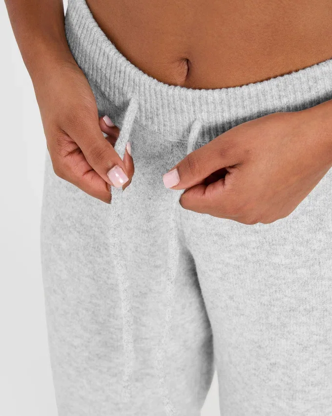 Varsity oversized gebreide Joggingbroeken
