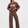 Varsity oversized gebreide Joggingbroeken