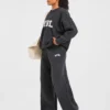 Varsity oversized gebreide Joggingbroeken