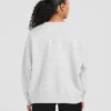 Varsity oversized gebreide trui
