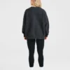 Varsity oversized gebreide trui