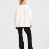Varsity oversized gebreide trui