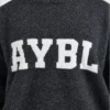 Varsity oversized gebreide trui
