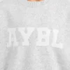 Varsity oversized gebreide trui