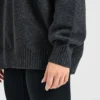 Varsity oversized gebreide trui