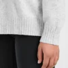 Varsity oversized gebreide trui