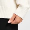 Varsity oversized gebreide trui