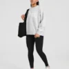 Varsity oversized gebreide trui