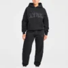 Varsity Oversized Joggingbroek met Opgestikt Logo