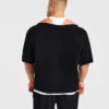 Wesley Vissers x Old School T-shirt met wijde hals