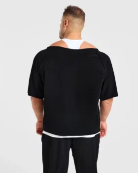 Wesley Vissers x Old School T-shirt met wijde hals