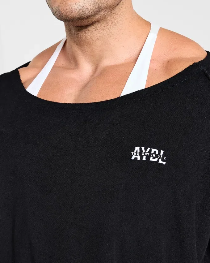 Wesley Vissers x Old School T-shirt met wijde hals
