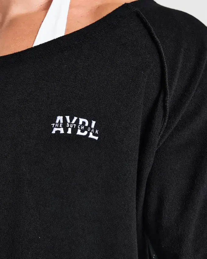 Wesley Vissers x Old School T-shirt met wijde hals