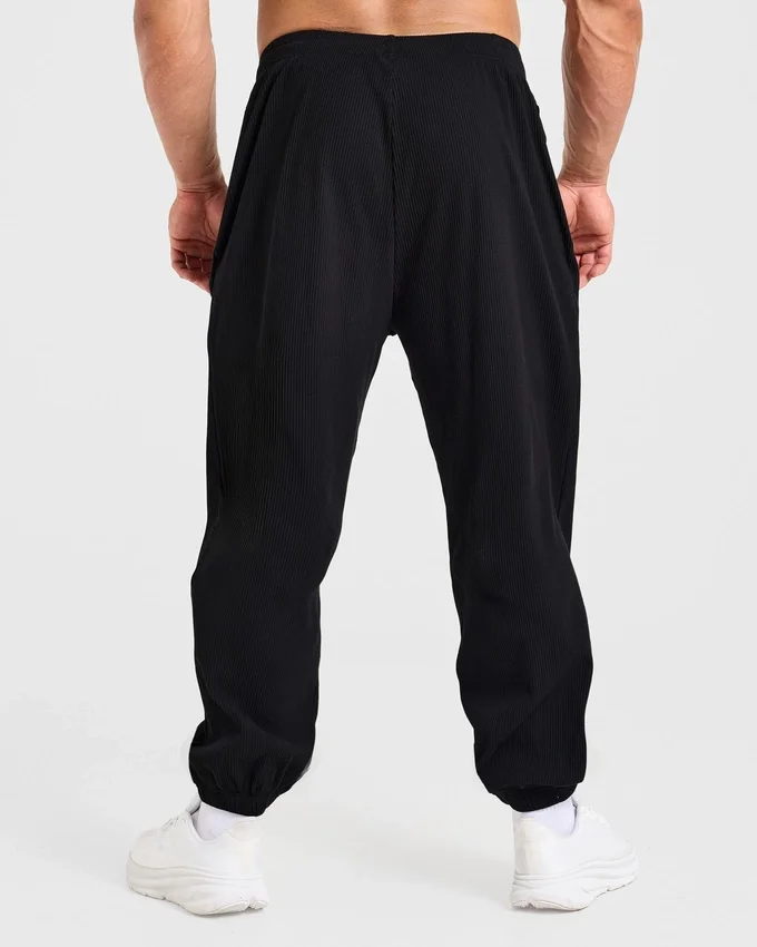 Wesley Vissers x Oversized geribde Joggingbroeken