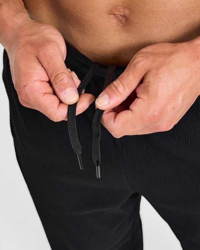 Wesley Vissers x Oversized geribde Joggingbroeken