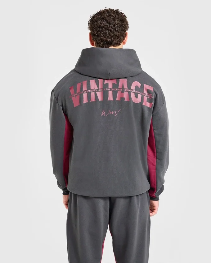 Wesley Vissers x Oversized hoodie met rits