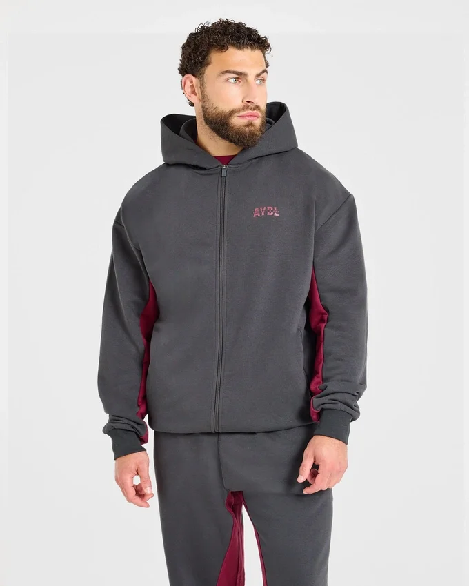 Wesley Vissers x Oversized hoodie met rits