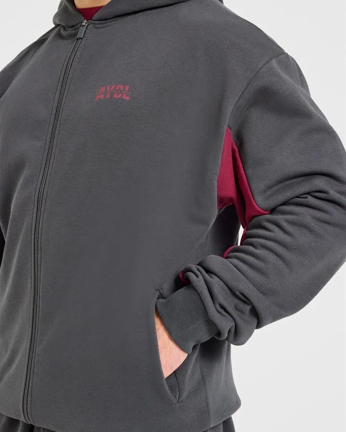 Wesley Vissers x Oversized hoodie met rits
