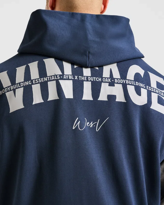 Wesley Vissers x Oversized hoodie met rits