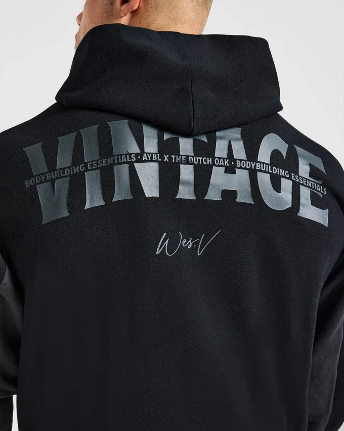 Wesley Vissers x Oversized hoodie met rits