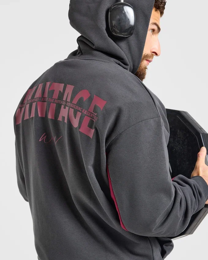 Wesley Vissers x Oversized hoodie met rits