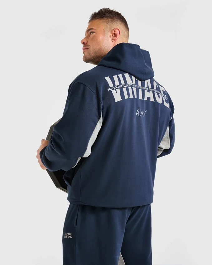 Wesley Vissers x Oversized hoodie met rits