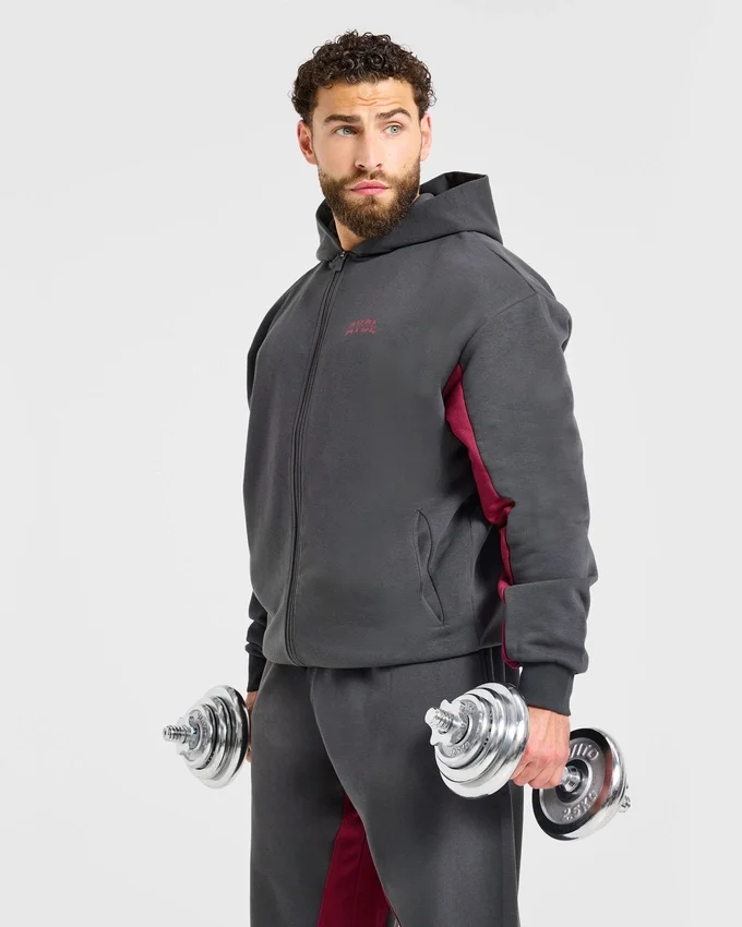 Wesley Vissers x Oversized hoodie met rits