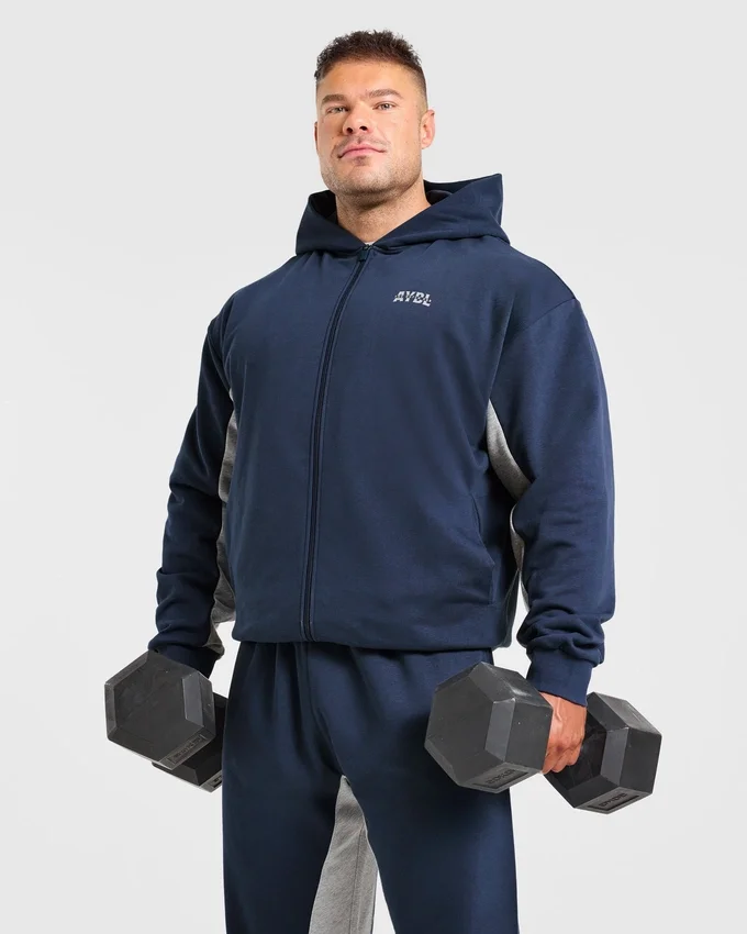 Wesley Vissers x Oversized hoodie met rits
