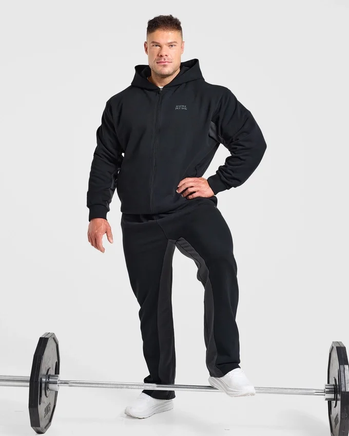 Wesley Vissers x Oversized hoodie met rits