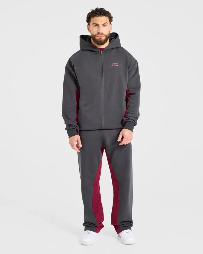Wesley Vissers x Oversized hoodie met rits