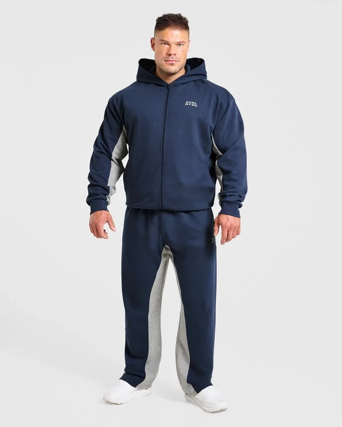 Wesley Vissers x Oversized Joggingbroek met rechte pijpen