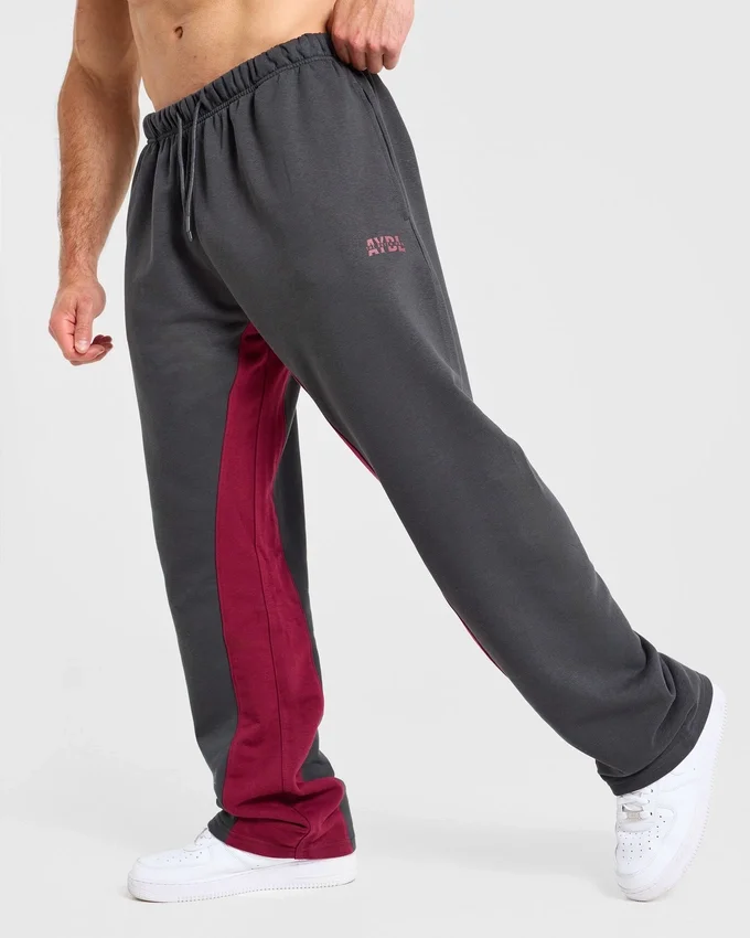 Wesley Vissers x Oversized Joggingbroek met rechte pijpen