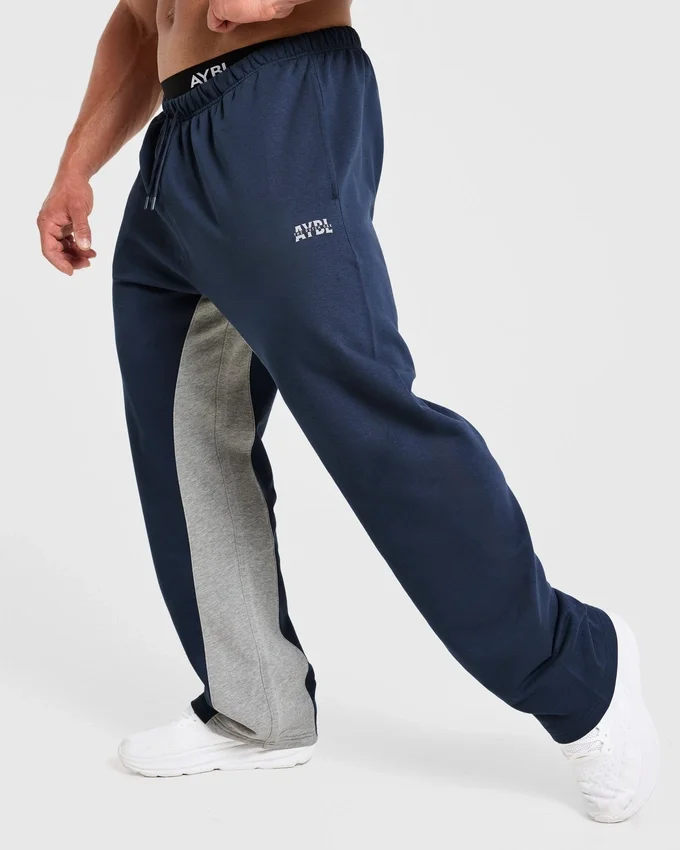 Wesley Vissers x Oversized Joggingbroek met rechte pijpen