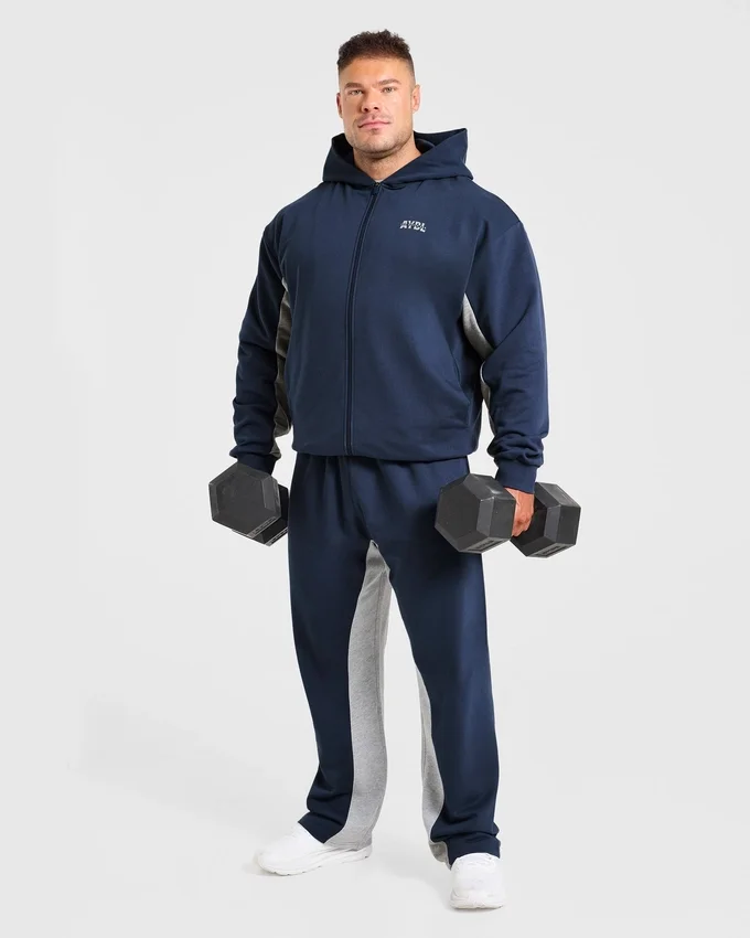 Wesley Vissers x Oversized Joggingbroek met rechte pijpen