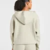 Zachte oversized gebreide hoodie