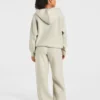 Zachte oversized gebreide hoodie