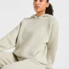 Zachte oversized gebreide hoodie